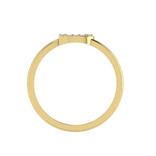 Load image into Gallery viewer, Letter P Ring In Gold Or Silver With Diamonds
