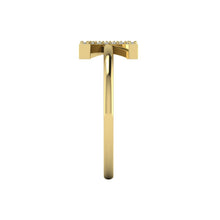 Load image into Gallery viewer, Letter Z Ring In Gold Or Silver With Diamonds
