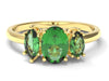 Pear, Oval, And Marquise Emerald Ring | Luxe Vert X