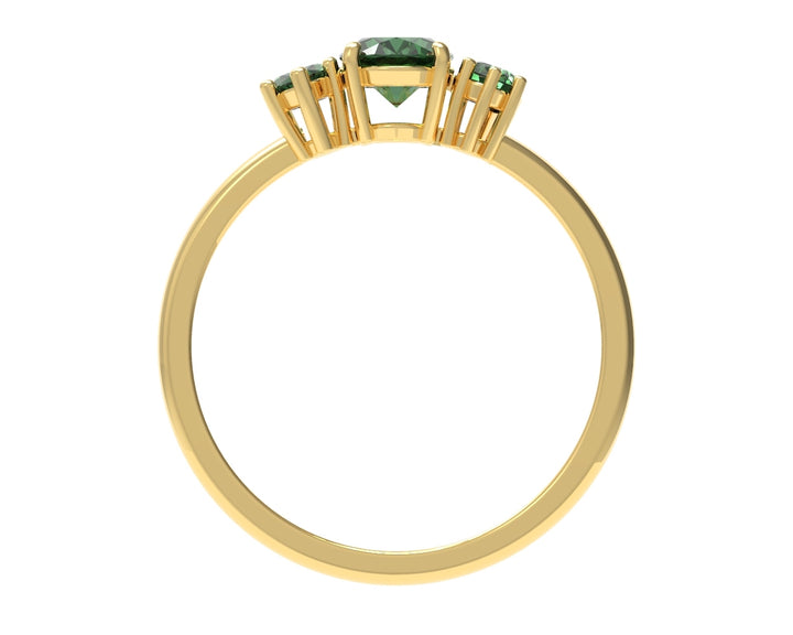 Pear, Oval, And Marquise Emerald Ring | Luxe Vert X
