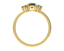 Load image into Gallery viewer, Pear, Oval, And Marquise Emerald Ring | Luxe Vert X
