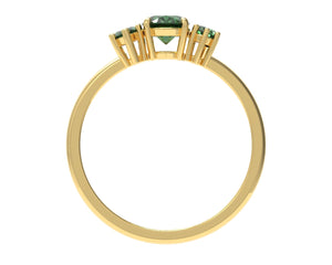 Pear, Oval, And Marquise Emerald Ring | Luxe Vert X