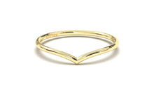 Load image into Gallery viewer, Stackable Ring with Plain V Shaped Design | Mix &amp; Match Trio II

