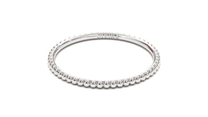 Stackable Ring with Spherical Design Elements | Mix & Match Trio IX
