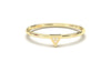 Stackable Ring with Three Round White Diamonds Inside a Pyramid | Mix & Match Trio X