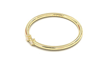 Load image into Gallery viewer, Stackable Ring with Two Round White Diamonds | Mix &amp; Match Trio XIV
