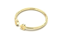 Load image into Gallery viewer, Stackable Ring with Open Design where Two Diamond Encrusted Hearts are Facing Each Other | Mix &amp; Match Trio XX

