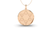 Load image into Gallery viewer, Star of David Pendant inside a Circle | Judaism III

