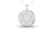 Load image into Gallery viewer, Star of David Pendant inside a Circle | Judaism III
