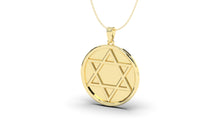 Load image into Gallery viewer, Star of David Pendant inside a Circle | Judaism III
