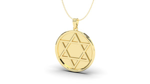 Star of David Pendant inside a Circle | Judaism III