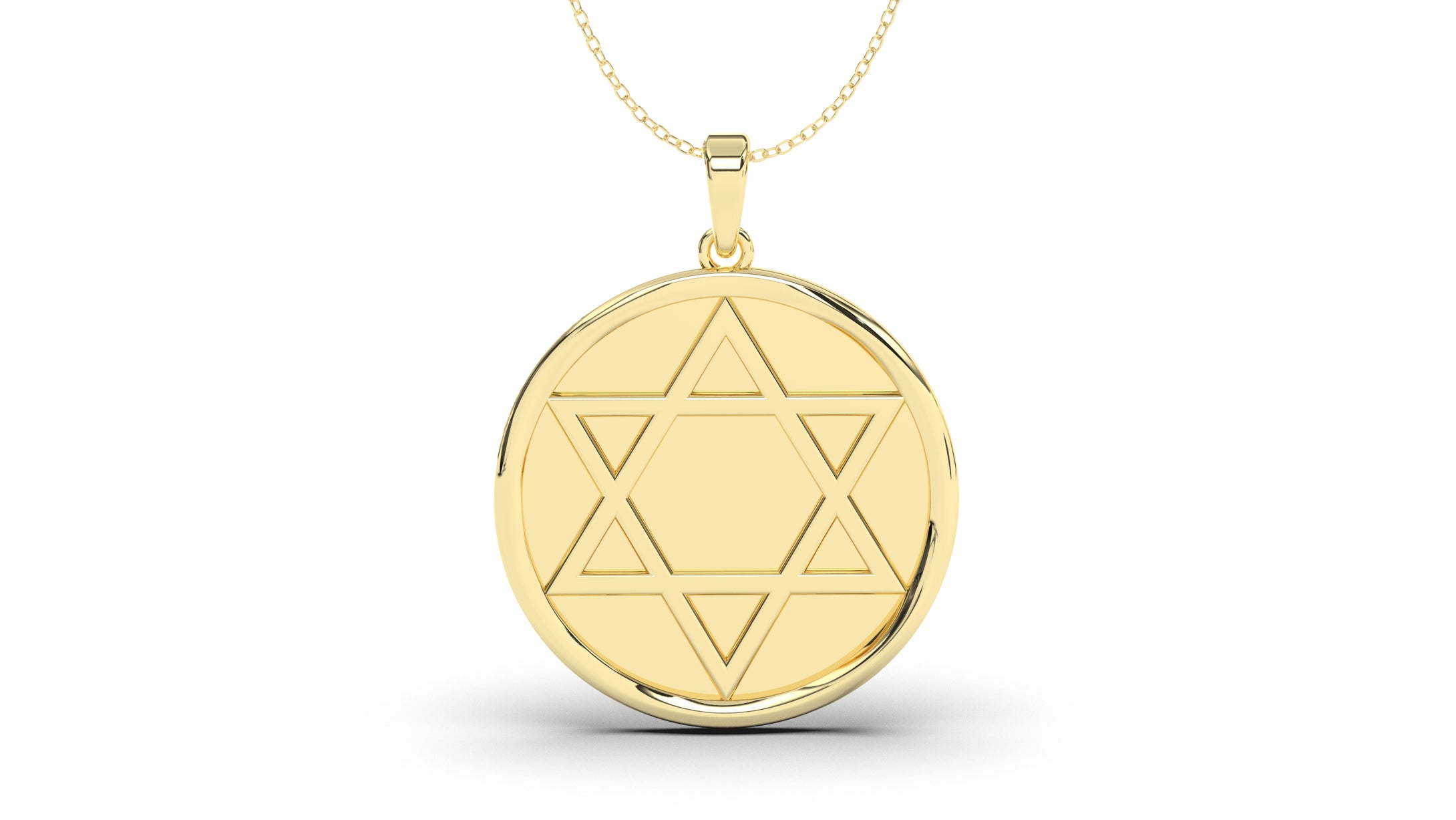 Star of David Pendant inside a Circle | Judaism III