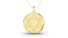 Load image into Gallery viewer, Star of David Pendant inside a Circle | Judaism III
