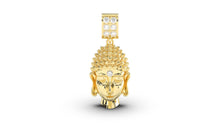 Load image into Gallery viewer, Pendant with Diamonds in an Image of Buddha | Buddhism I
