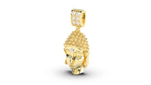 Load image into Gallery viewer, Pendant with Diamonds in an Image of Buddha | Buddhism I
