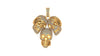 See No Evil, Hear No Evil, Speak No Evil Pendant with CZ or Diamonds in Silver or Gold | Ice Zone V
