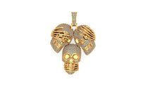 Load image into Gallery viewer, See No Evil, Hear No Evil, Speak No Evil Pendant with CZ or Diamonds in Silver or Gold | Ice Zone V
