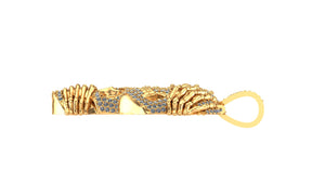 See No Evil, Hear No Evil, Speak No Evil Pendant with CZ or Diamonds in Silver or Gold | Ice Zone V