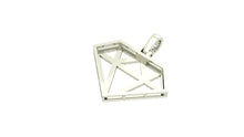 Load image into Gallery viewer, Diamond Pendant with CZ or Diamonds in Silver or Gold | Ice Zone IV
