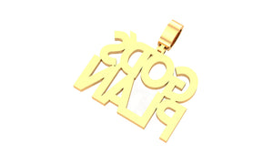 God's Plan Pendant with CZ or Diamonds in Silver or Gold | Ice Zone III