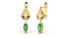 Load image into Gallery viewer, DIVINA Bloom: Flora II Earrings - Divina Jewelry
