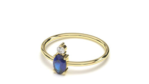 DIVINA Classic: Sonder V Ring - Divina Jewelry
