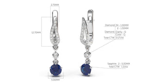 DIVINA Bloom: Joys Spring III Earrings - Divina Jewelry