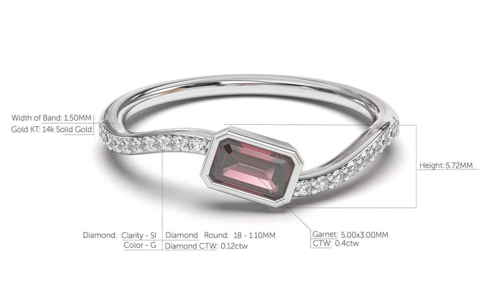 DIVINA Classic: Contours I Ring - Divina Jewelry
