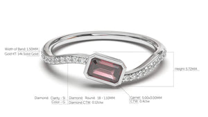 DIVINA Classic: Contours I Ring - Divina Jewelry