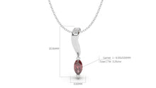 Load image into Gallery viewer, DIVINA Classic: Contours V Pendant - Divina Jewelry
