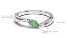 Load image into Gallery viewer, DIVINA Classic: Contours V Ring - Divina Jewelry

