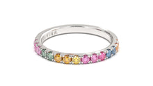 Load image into Gallery viewer, Multi-Colored Sapphire Ring | Kaleidoscope Harlequin I
