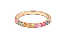 Load image into Gallery viewer, Multi-Colored Sapphire Ring | Kaleidoscope Harlequin I
