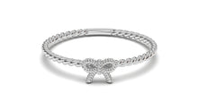 Load image into Gallery viewer, Braid Style Ring with a Golden Bow in the Center | Knots Bow I
