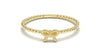 Braid Style Ring with a Golden Bow in the Center | Knots Bow I