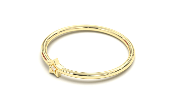 Star Diamond Stackable Ring | Mix & Match Solo XVI