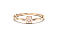 Load image into Gallery viewer, Stackable Diamond Cluster Ring | Mix &amp; Match Solo XVII
