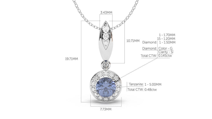 Divina Classic: Eclipse I Pendant - Divina Jewelry