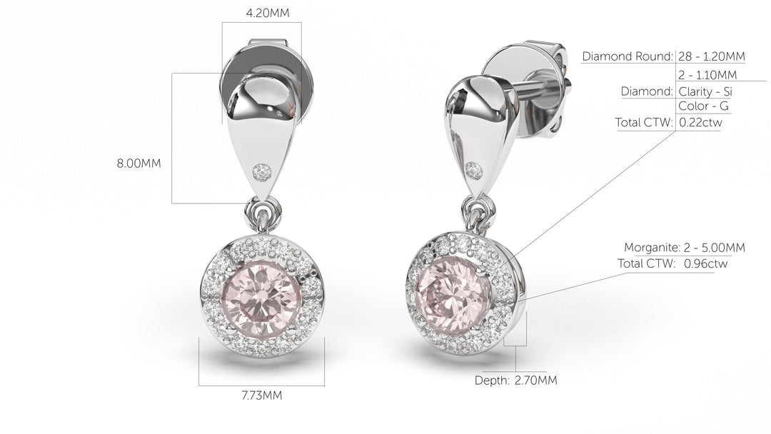 Divina Classic: Eclipse VIII Earrings - Divina Jewelry