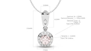 Divina Classic: Eclipse XII Pendant - Divina Jewelry