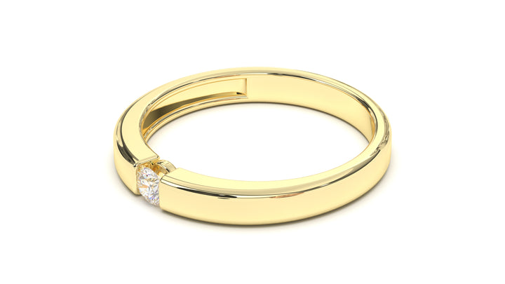 Engagement Ring with a Single Solitaire Round White Diamond | Fête Matrimony IX