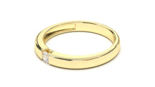 Load image into Gallery viewer, Engagement Ring with a Single Solitaire Round White Diamond | Fête Matrimony IX
