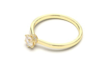 Load image into Gallery viewer, Engagement Ring with a Single Solitaire Round White Diamond | Fête Matrimony XXVII
