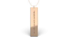 Load image into Gallery viewer, Pendant with Verse from Matthews 17:20 | Christianity IX

