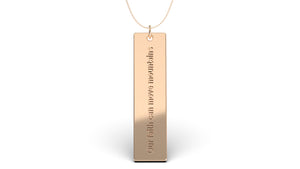 Pendant with Verse from Matthews 17:20 | Christianity IX
