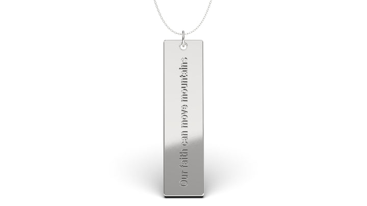 Pendant with Verse from Matthews 17:20 | Christianity IX