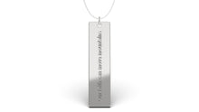 Load image into Gallery viewer, Pendant with Verse from Matthews 17:20 | Christianity IX

