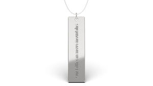 Pendant with Verse from Matthews 17:20 | Christianity IX