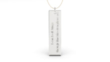 Load image into Gallery viewer, Pendant with Verse from Philippians 4:13 | Christianity X
