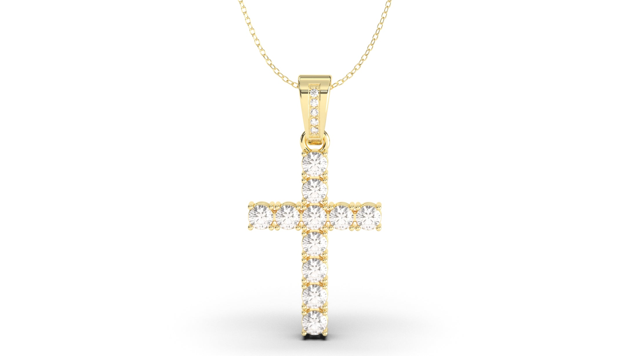 Diamond Cross Pendant | Christianity III